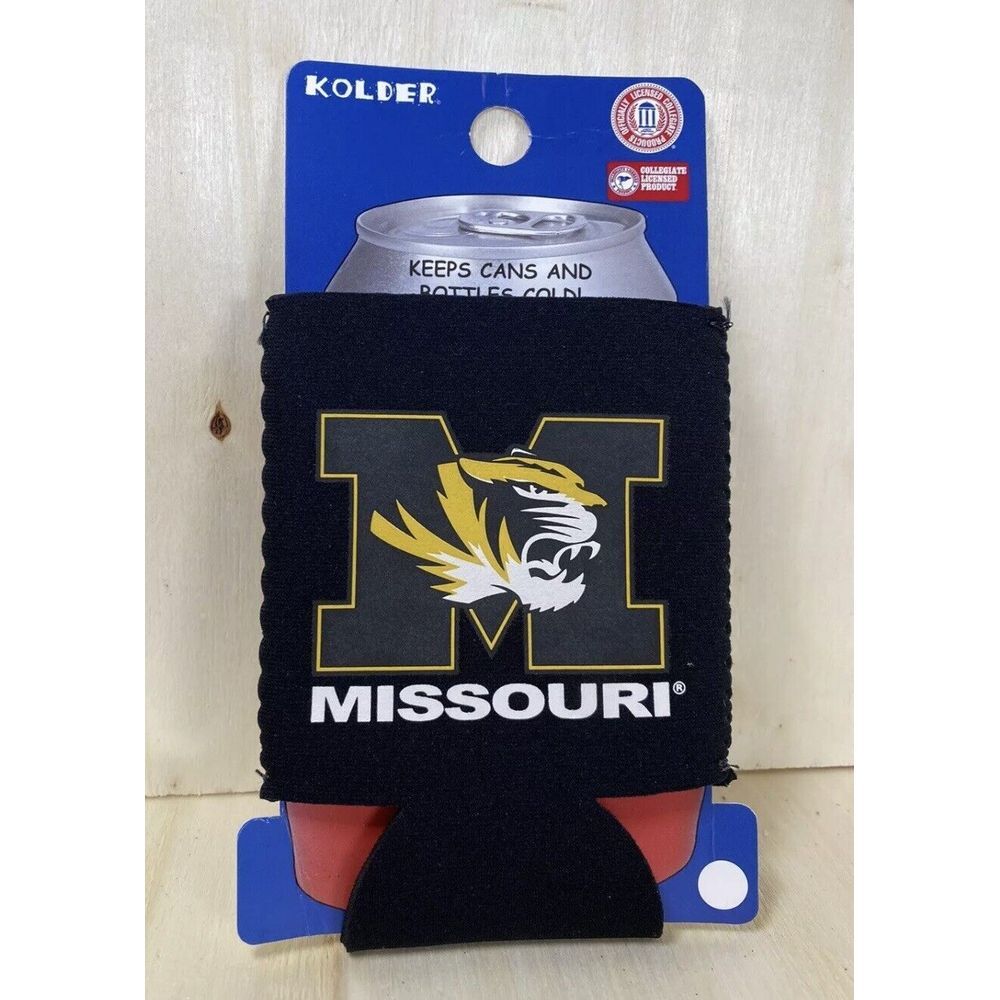 Missouri Tigers NCAA College Team Collapsible Can Beer‎ Cooler Koozie New